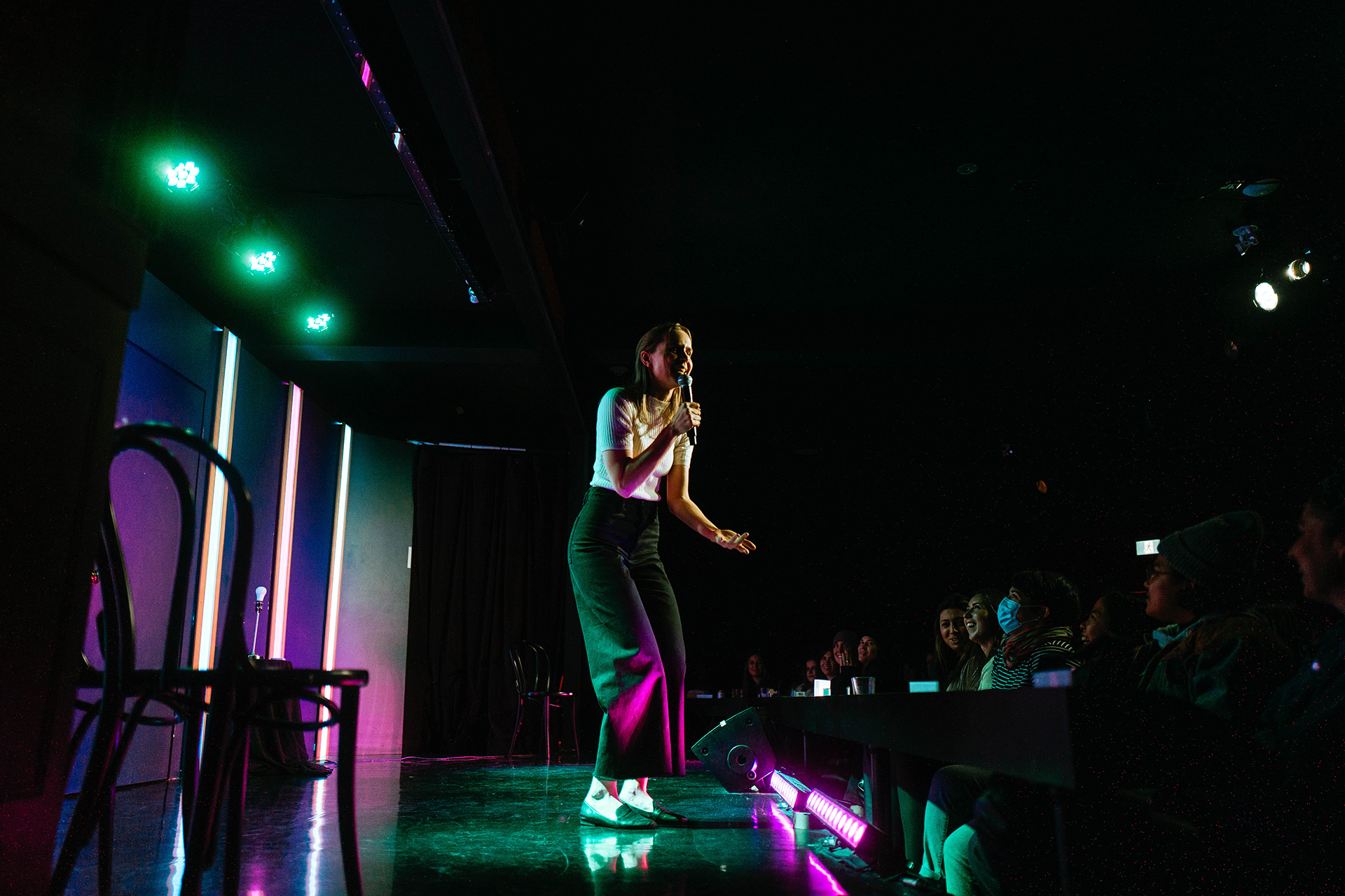 Laura Ramoso on stage